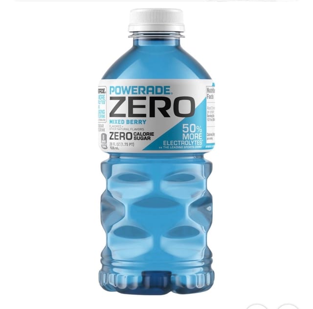 Blue Powerade Zero.